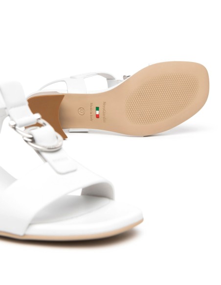 Nero Giardini sandalo in pelle con tacco comodo